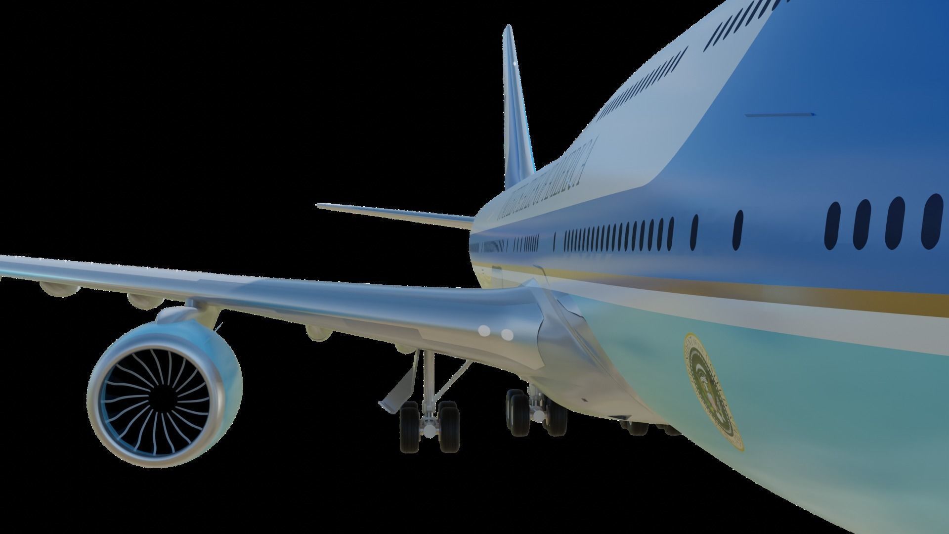 747-8 Airforce One 3D model_12