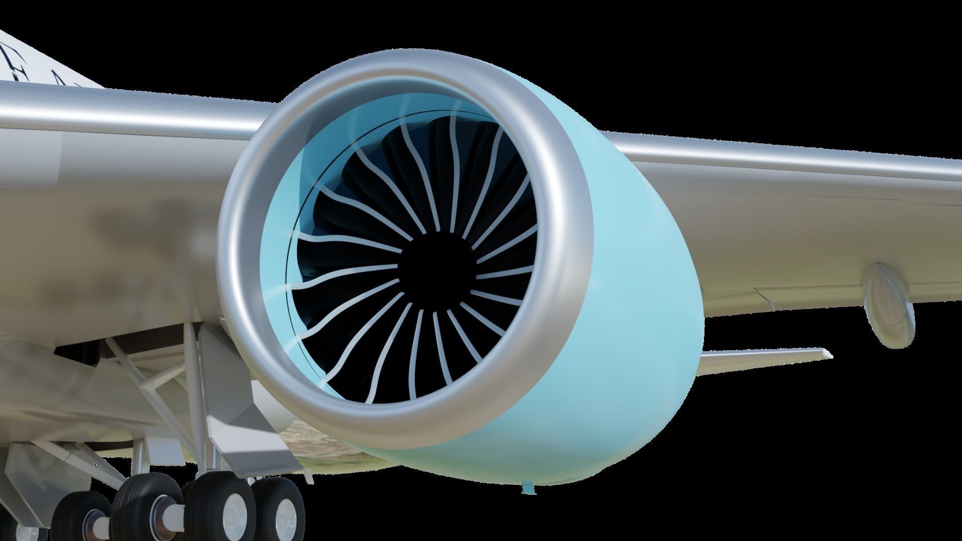 747-8 Airforce One 3D model_10