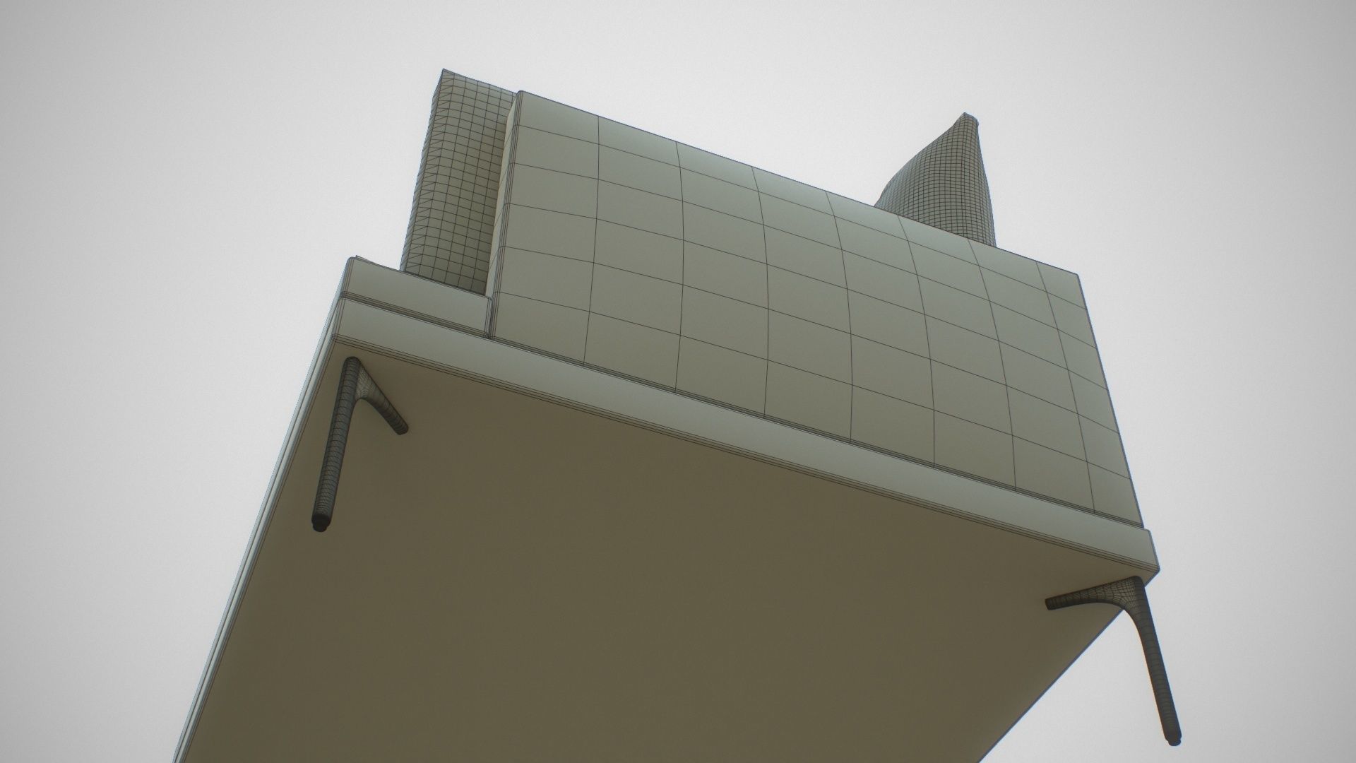 Single Sofa Chair Low-poly 3D model_23