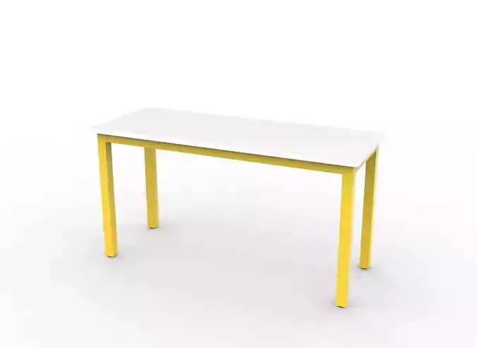 Yellow leg table