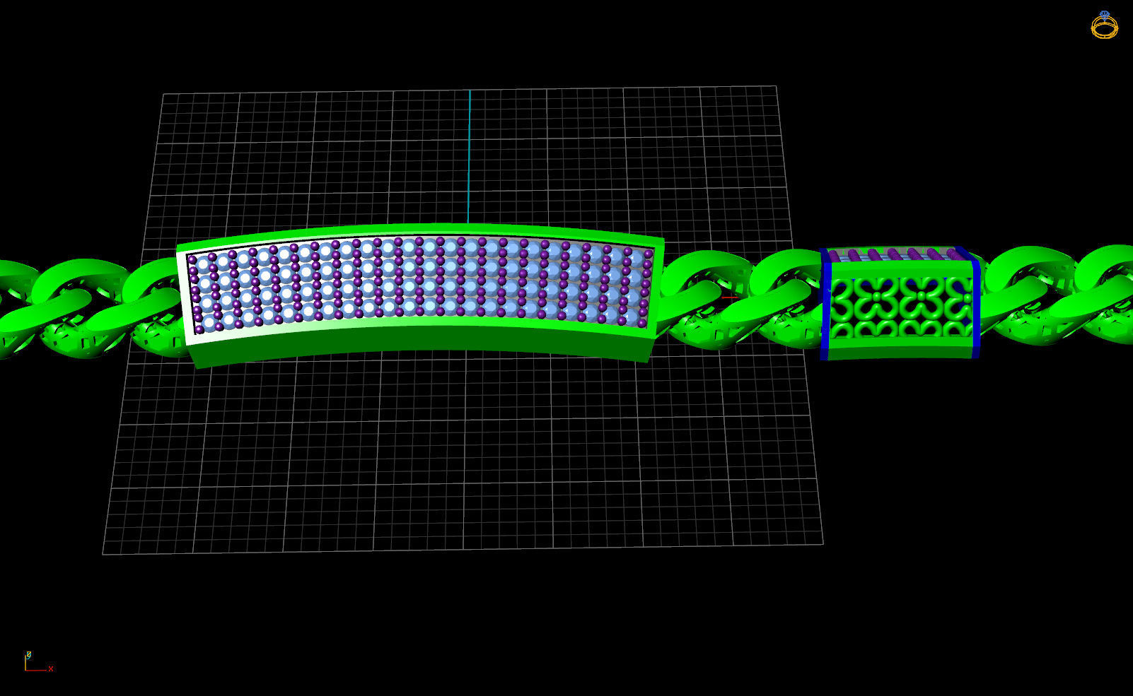 6 MM 18 CM CUBAN LINK CHAIN FOR BRACELET OR NECKLACE 3D print model_3