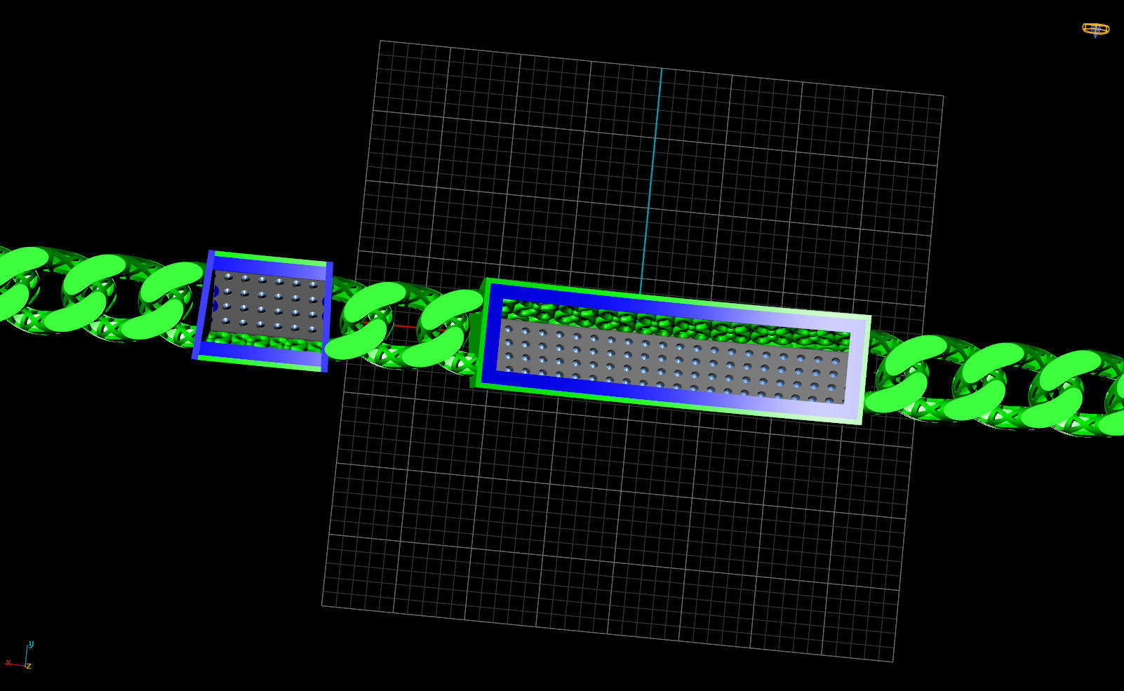 6 MM 18 CM CUBAN LINK CHAIN FOR BRACELET OR NECKLACE 3D print model_9