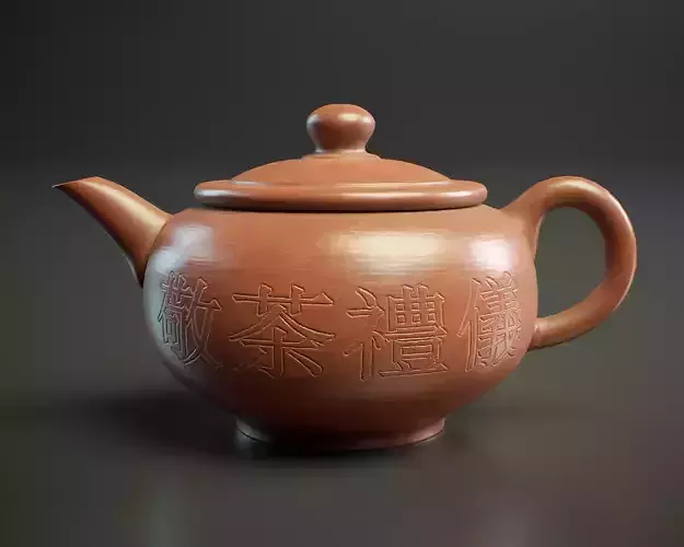 Chinese clay teapot PBR