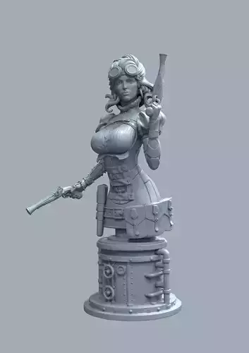 Lady Mechanika - 3d print 3D print model