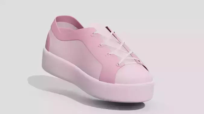 Pink modern sneaker 