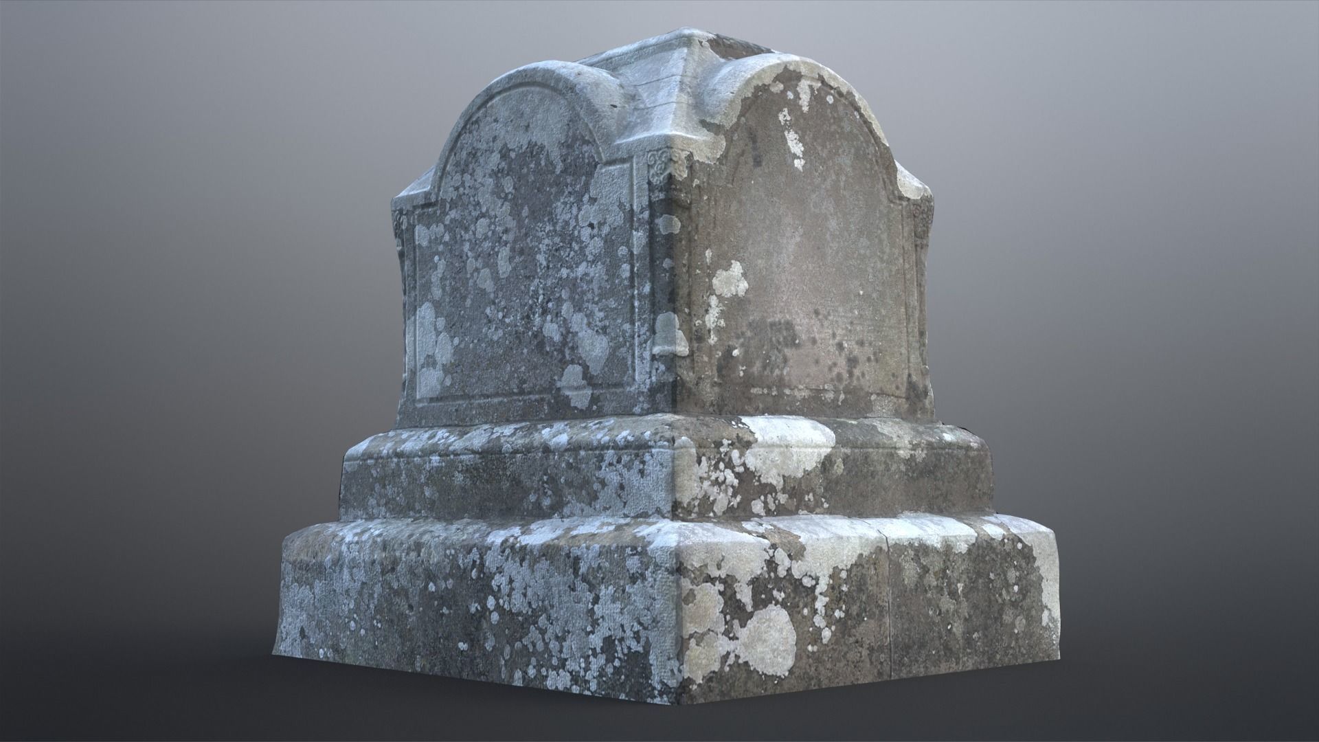Stone Decor Low-poly 3D model_10