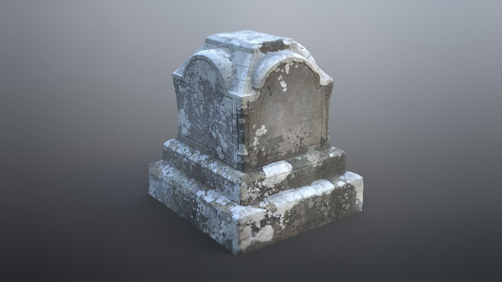 Stone Decor Low-poly 3D model_2