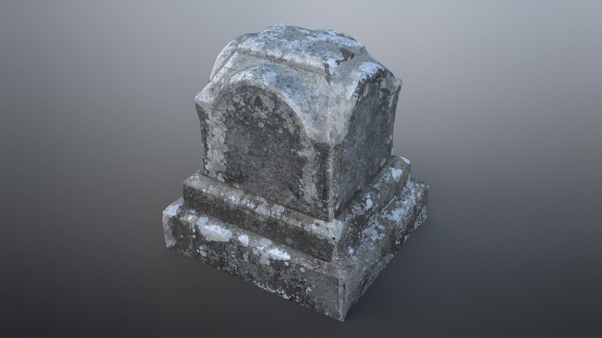 Stone Decor Low-poly 3D model_5