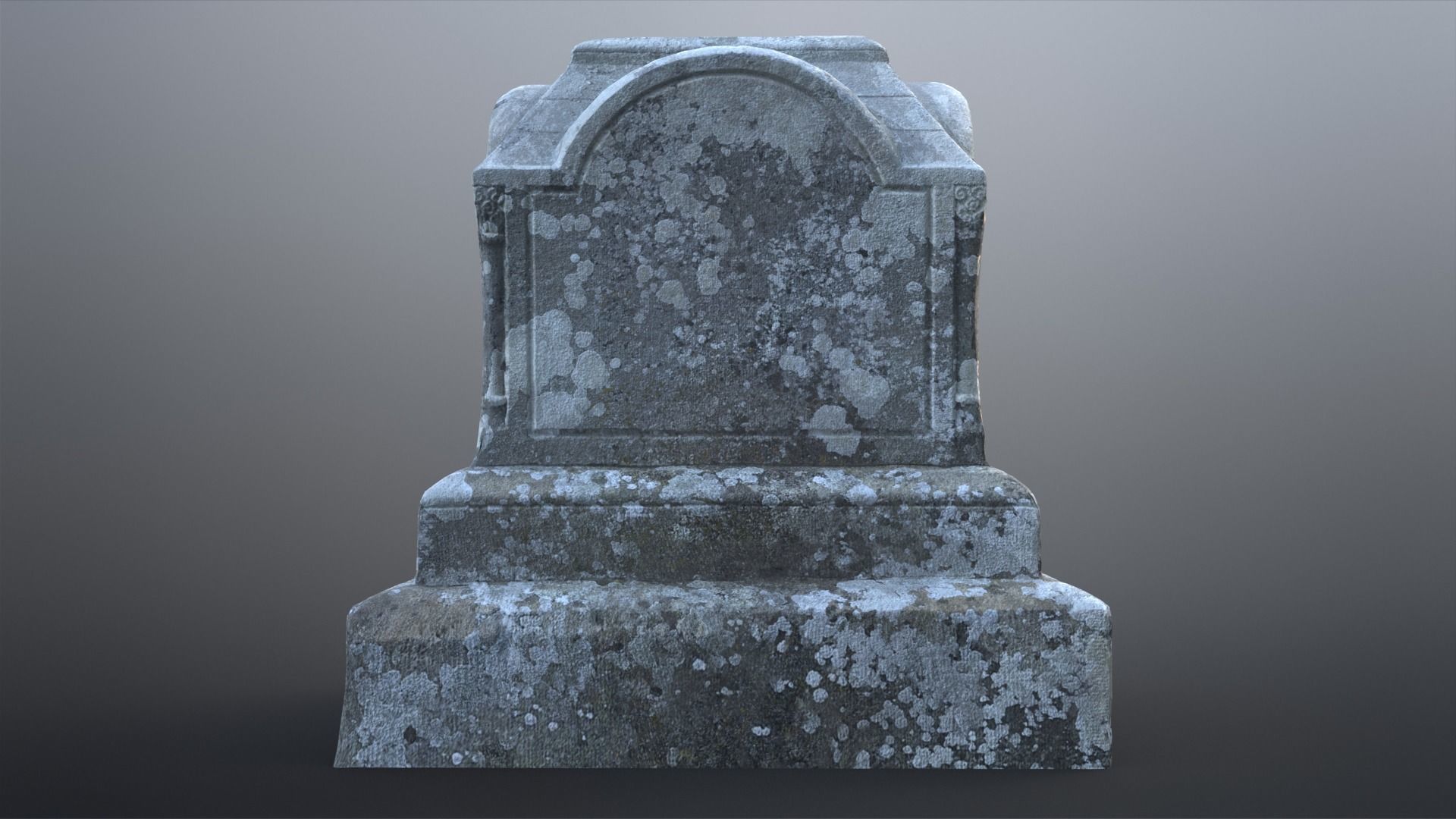 Stone Decor Low-poly 3D model_7