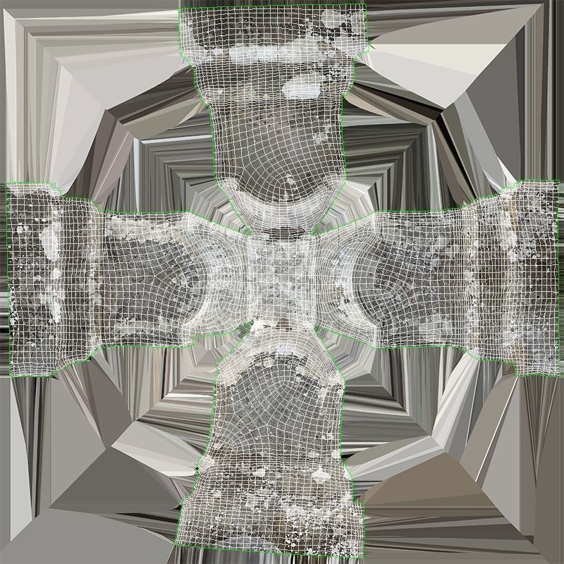 Stone Decor Low-poly 3D model_14