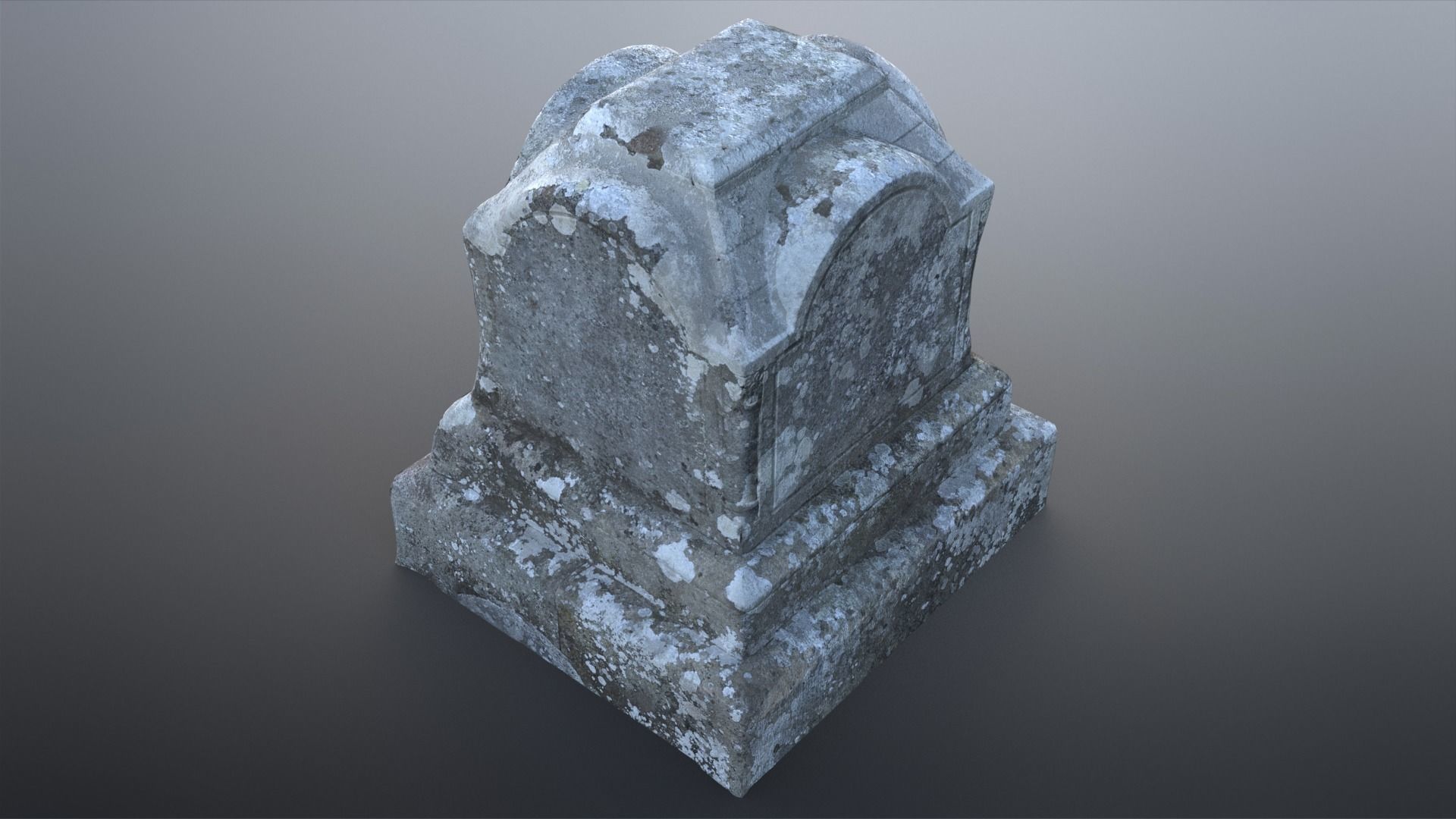 Stone Decor Low-poly 3D model_8