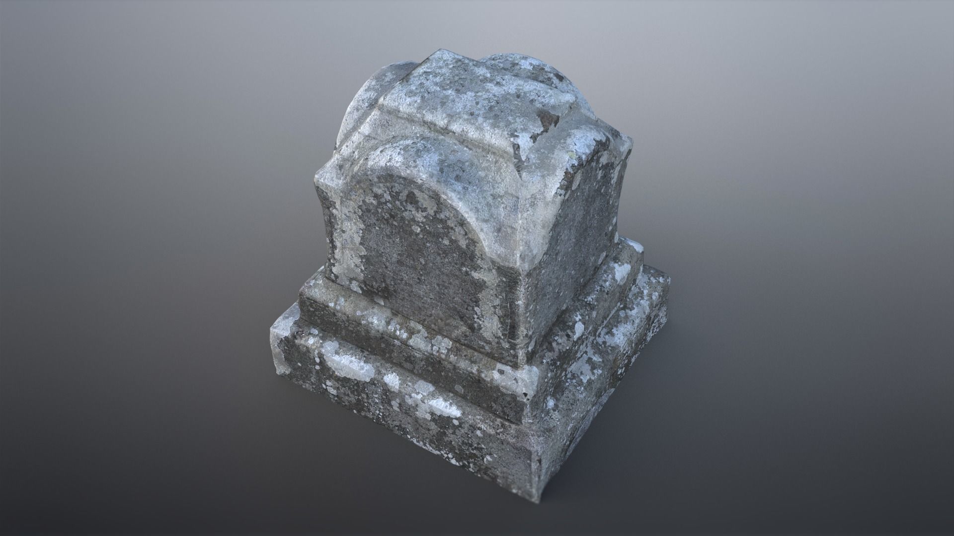 Stone Decor Low-poly 3D model_3