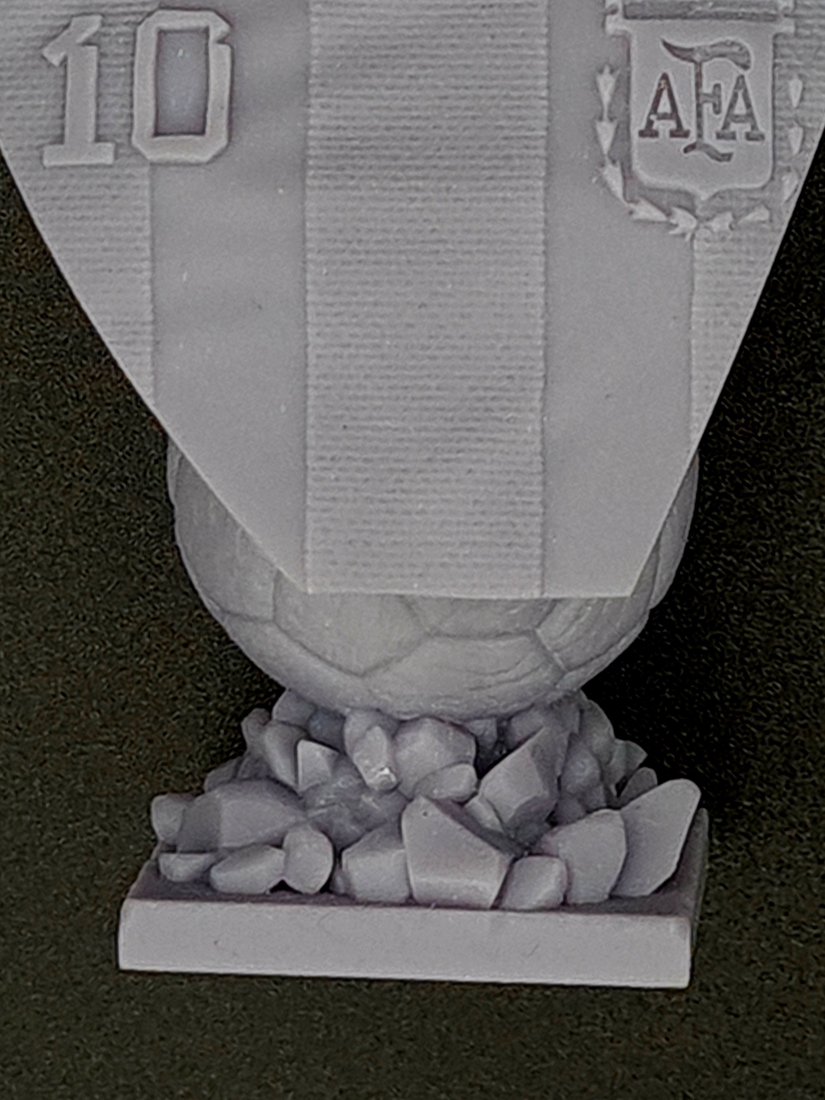 Lionel Messi 3D bust for printing 3D print model_17