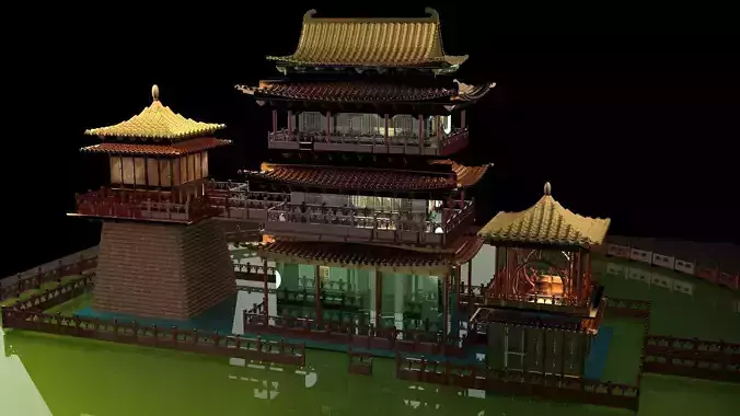 Chinese ancient house 