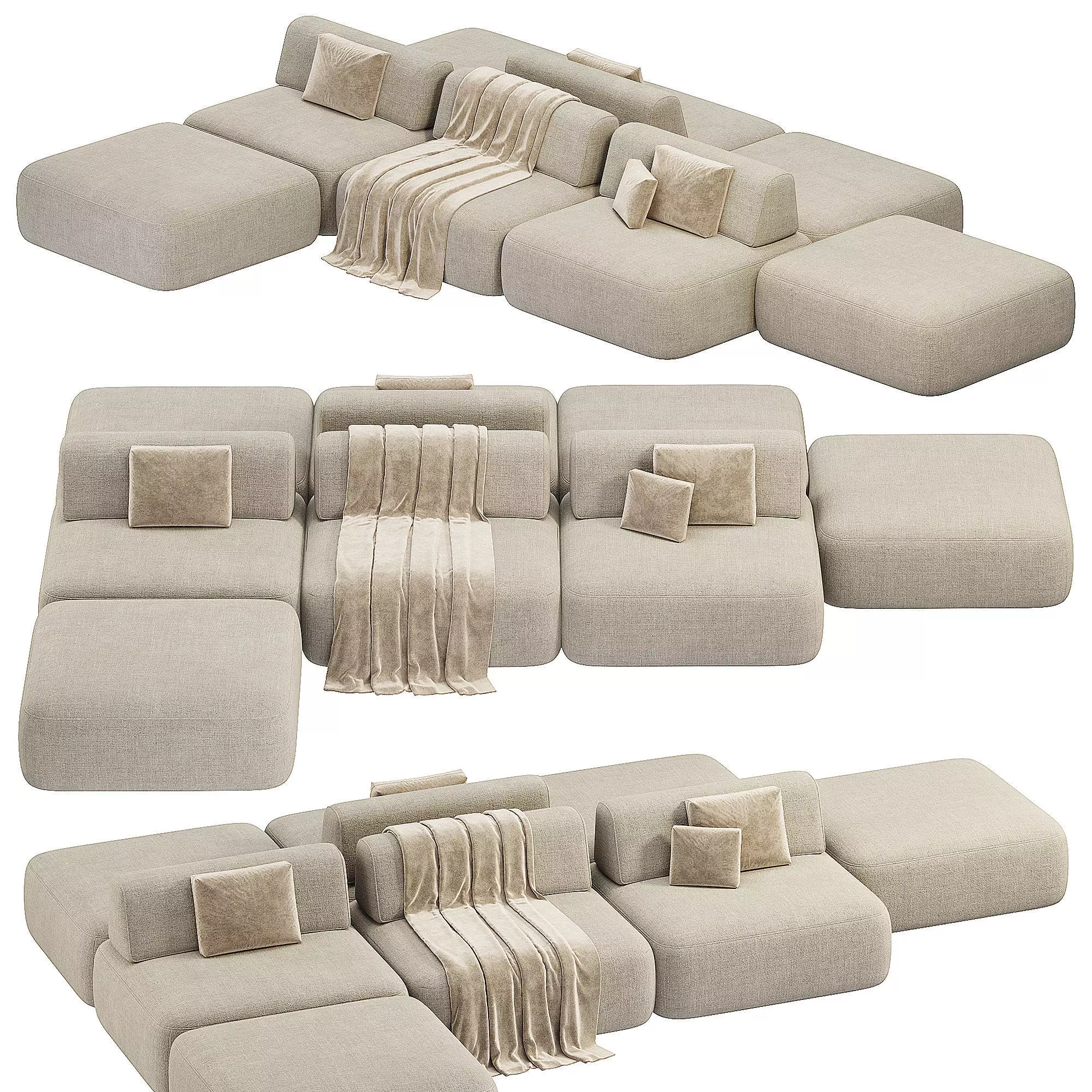 Fat Tony Sofa 3D model_0