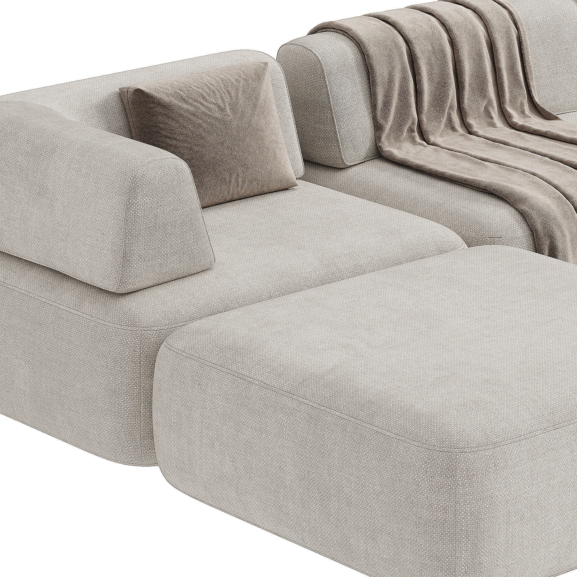 Fat Tony Sofa 2 3D model_2