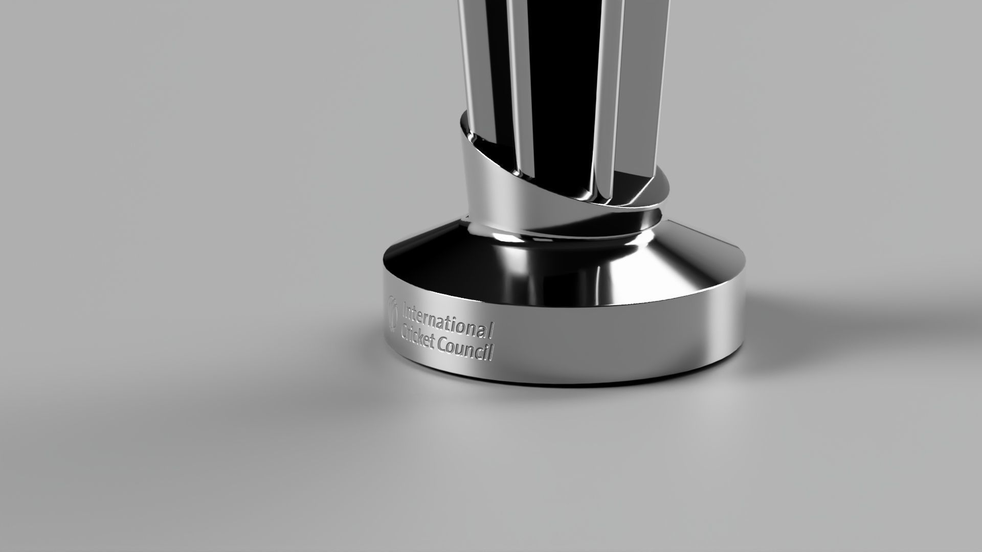 ICC Cricket T20 World Cup Trophy 3D model_2