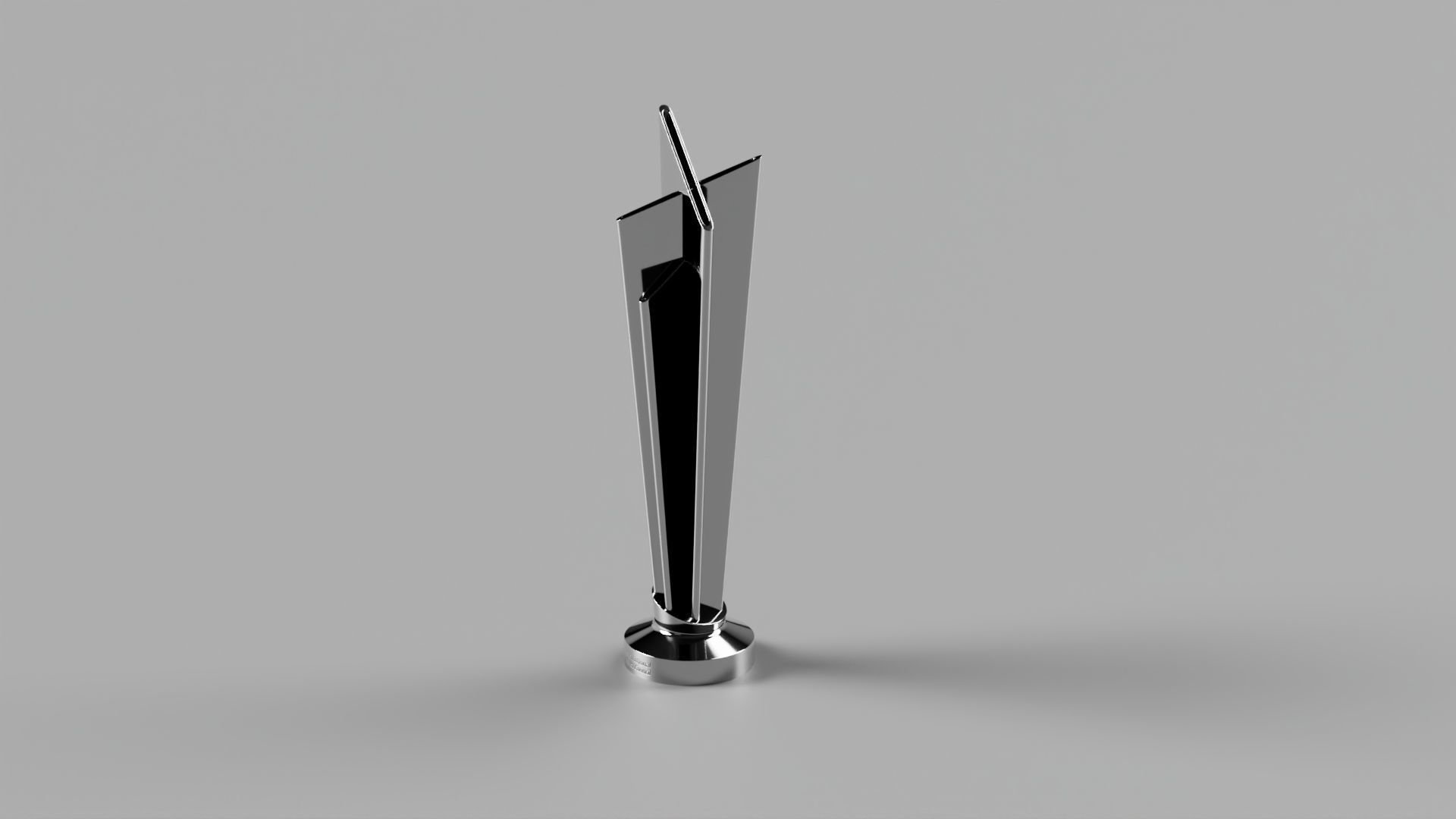 ICC Cricket T20 World Cup Trophy 3D model_5
