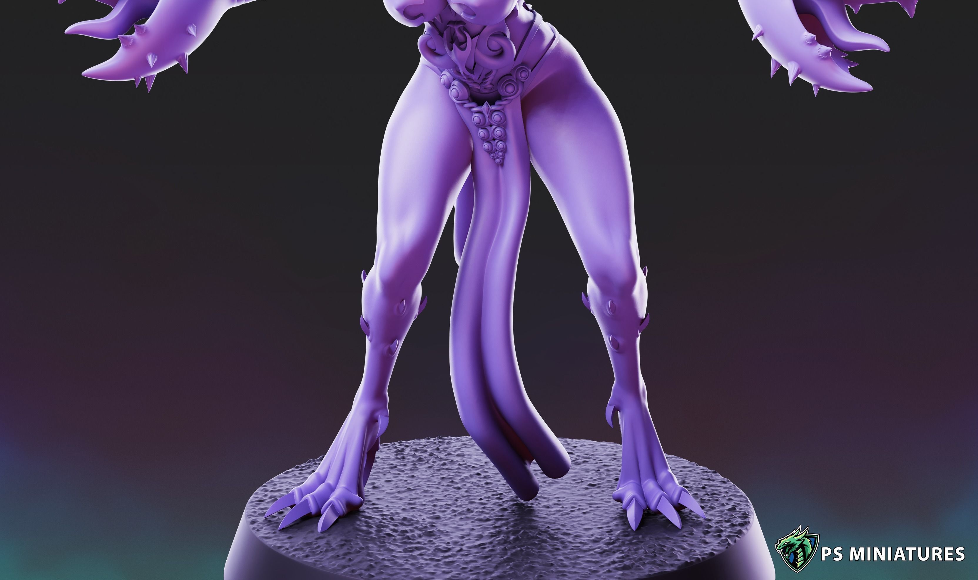 Demons of Excess - Demonettes Pose 2 3D print model_9