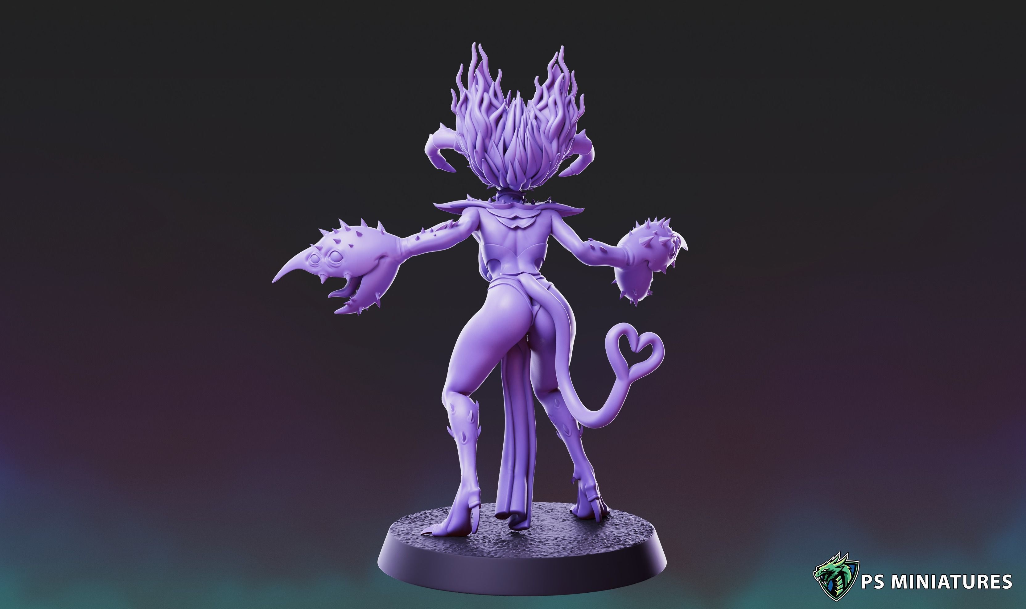 Demons of Excess - Demonettes Pose 2 3D print model_6
