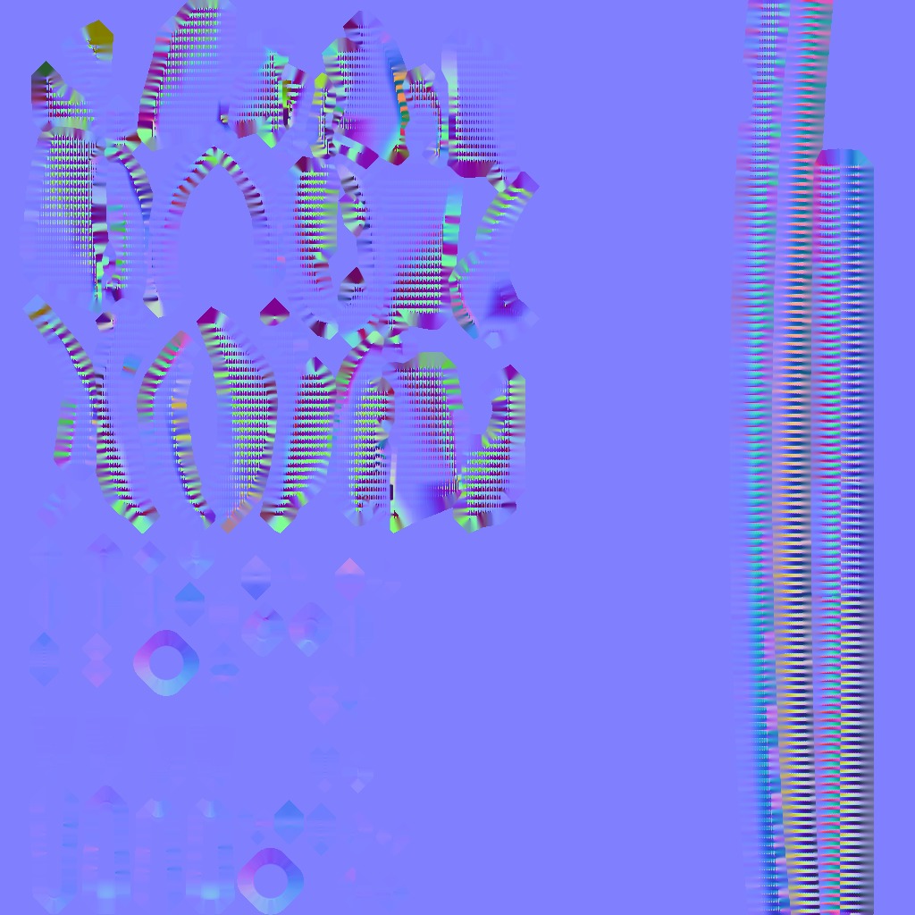 Game ready Sai Low-poly 3D model_3