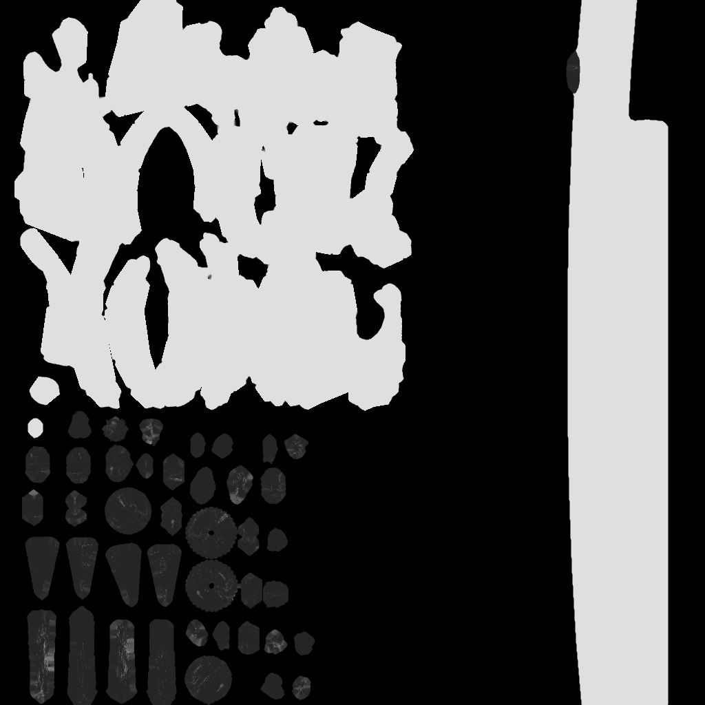 Game ready Sai Low-poly 3D model_4