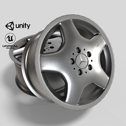 Car Rim Wheel Mercedes S-CLASS 888762 Low-poly 3D model