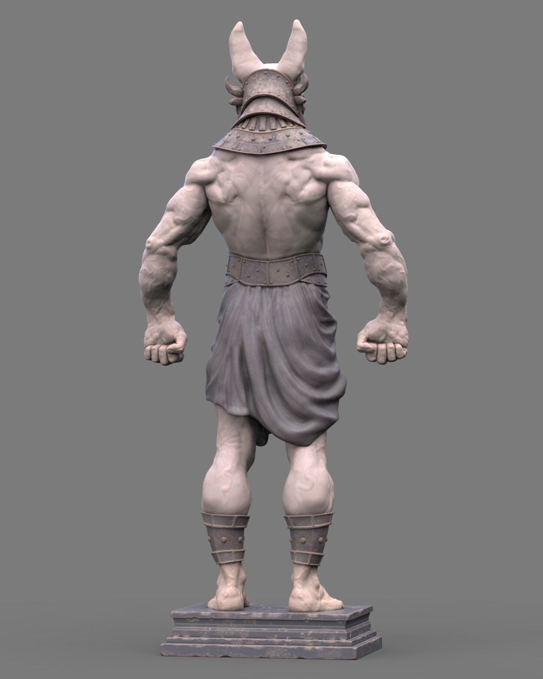 Anubis Figure 3D print model_8