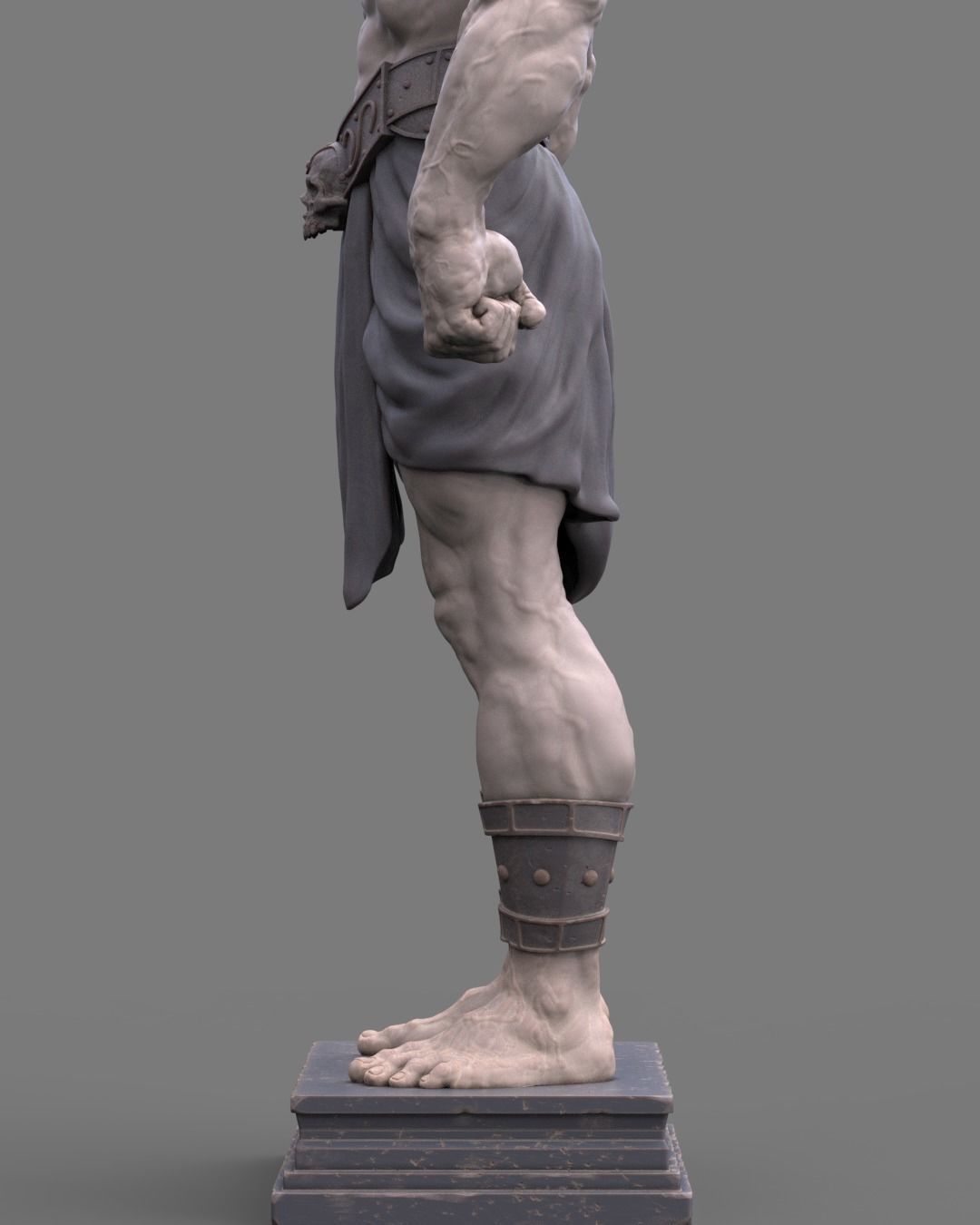 Anubis Figure 3D print model_10