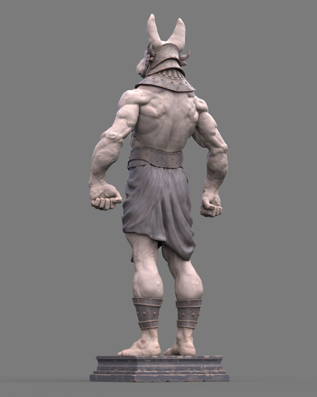 Anubis Figure 3D print model_7