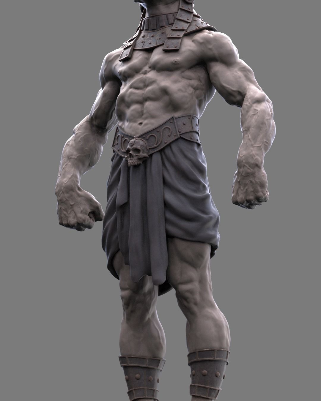 Anubis Figure 3D print model_5