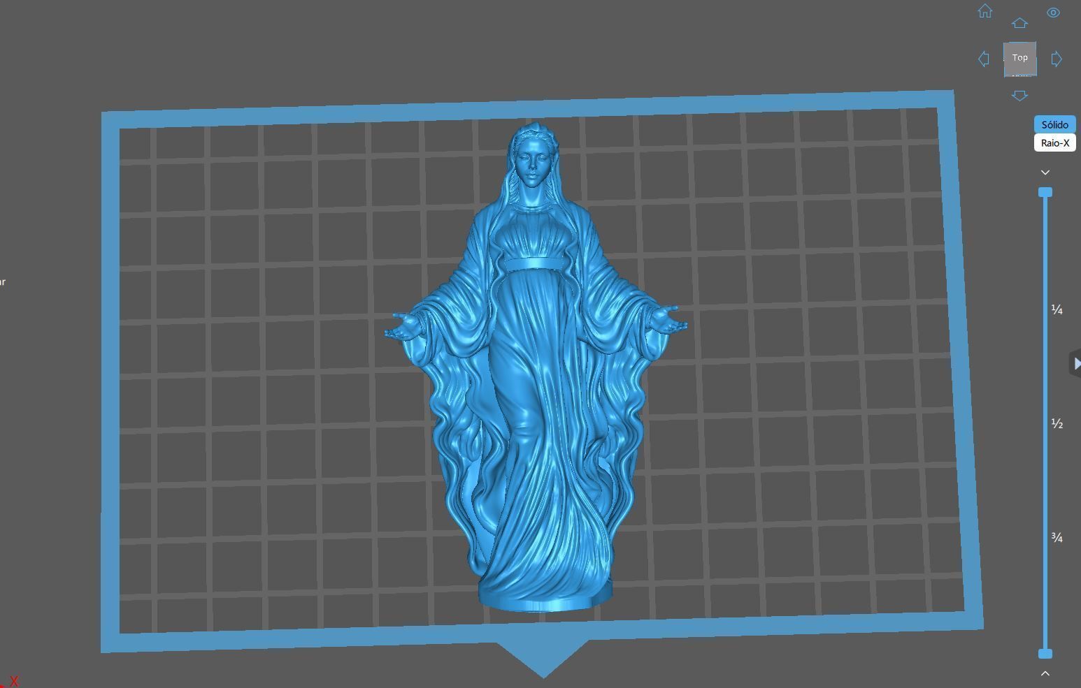 Virgin Mary Maria 3D print model_7
