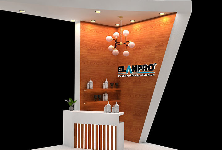 12 mtr x 12mtr Exhibition stand 4side open 3D print model_11