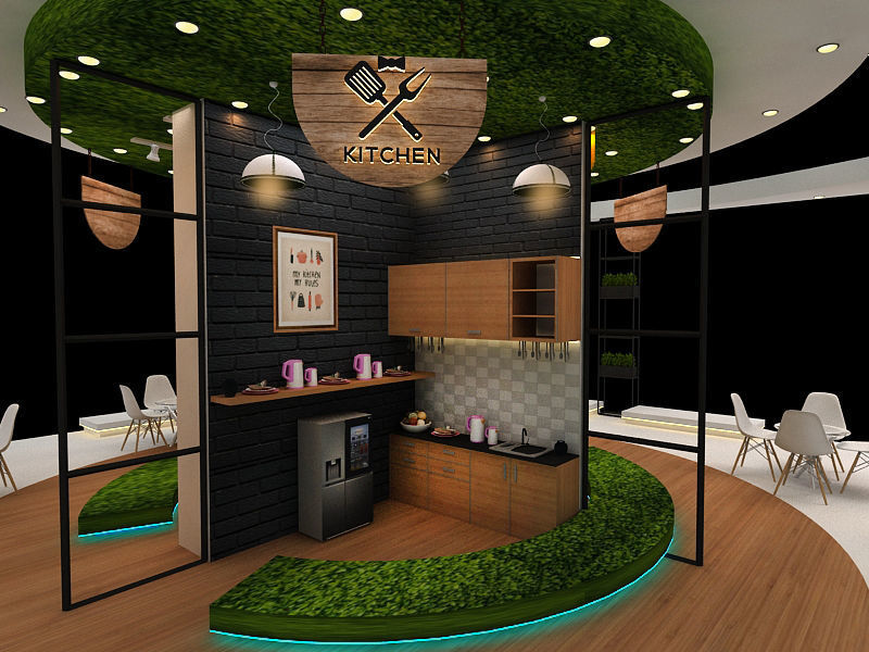 12 mtr x 12mtr Exhibition stand 4side open 3D print model_6