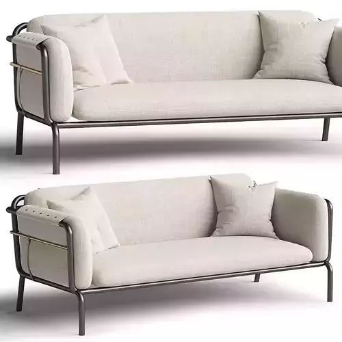 Valet Love Seat Low-poly 3D model