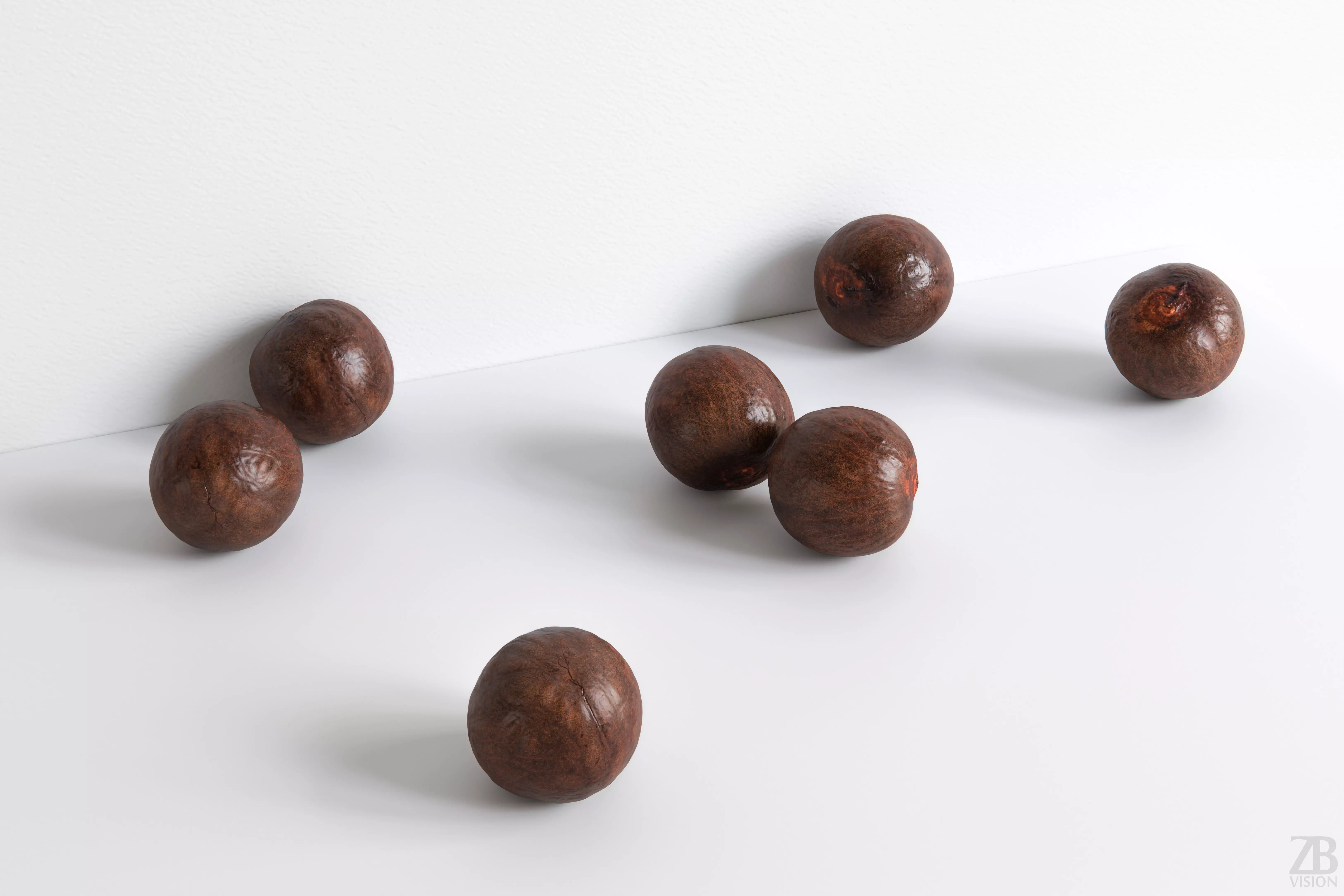 Avocado Seed 3D model_0