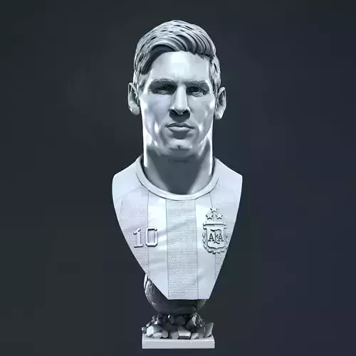 Lionel Messi for 3D printing alternative version 3D print model