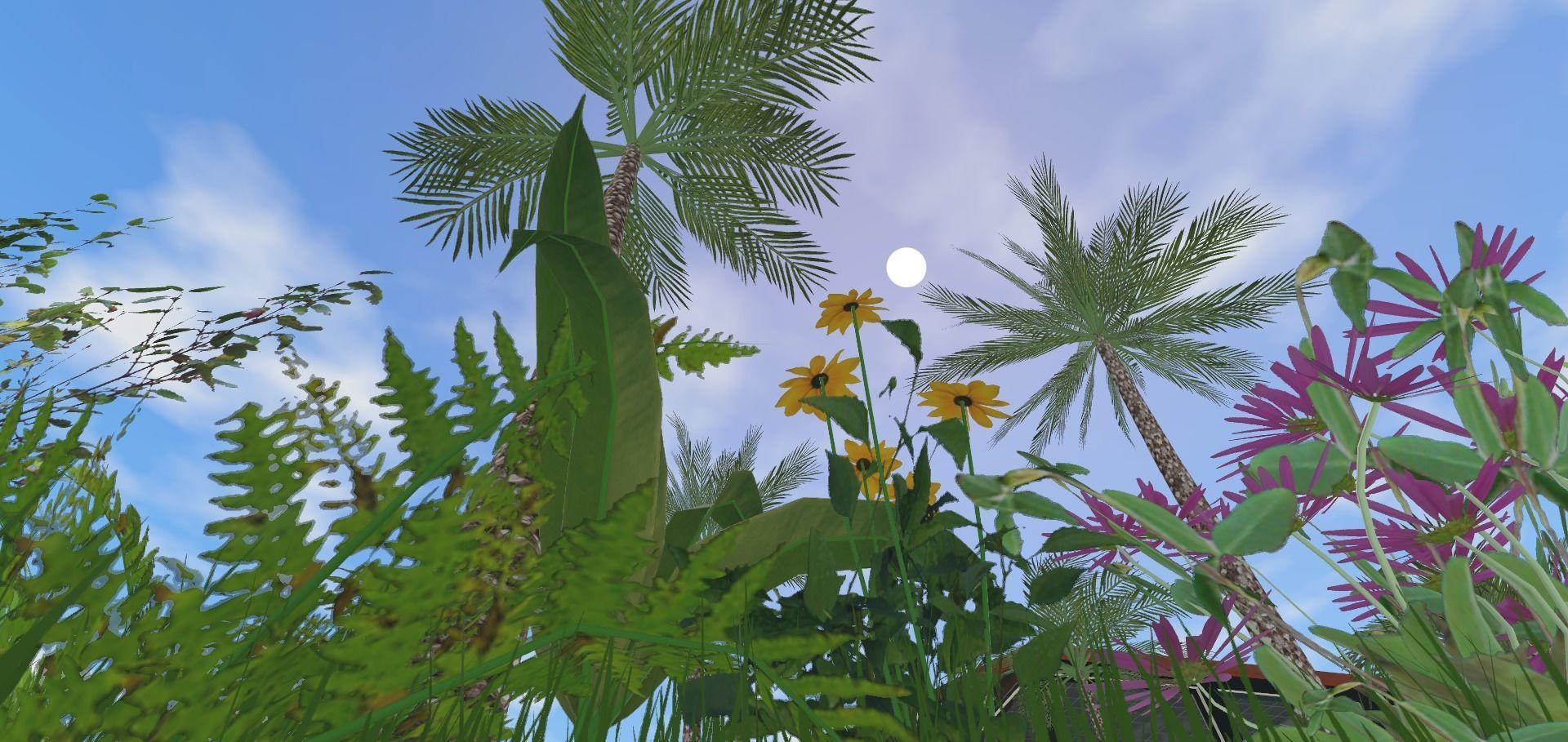 the glass house Low-poly 3D model_39