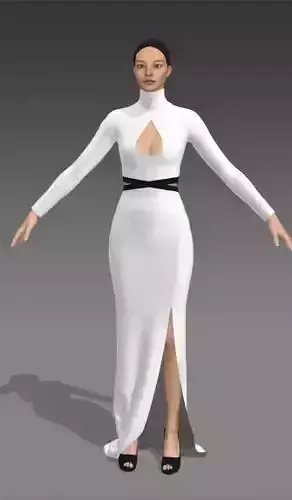 Dress cross strap belt center