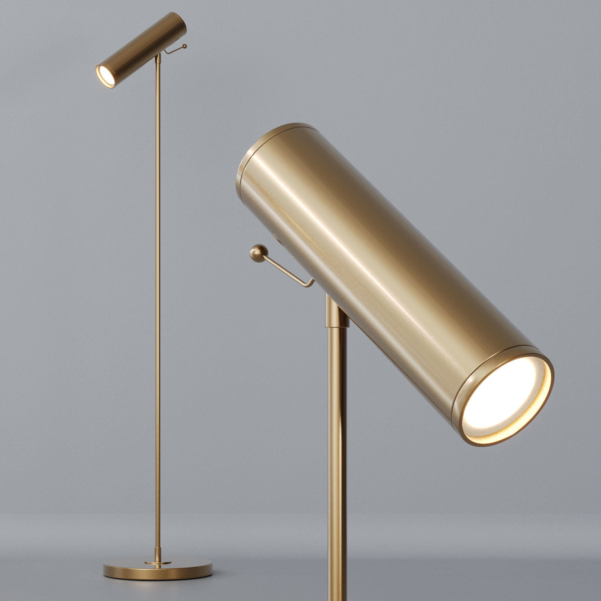 Floor lamp Louvre Home Lloyd 3D model_7
