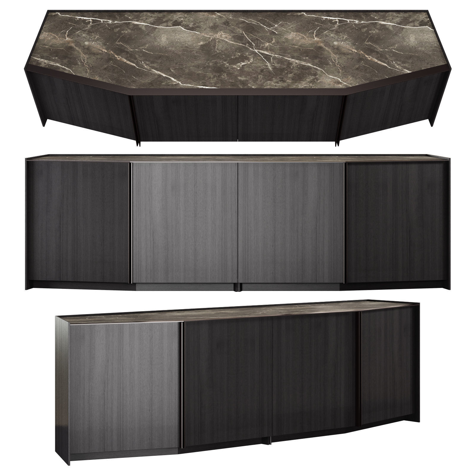 gallotti and radice athus console 3D model_2