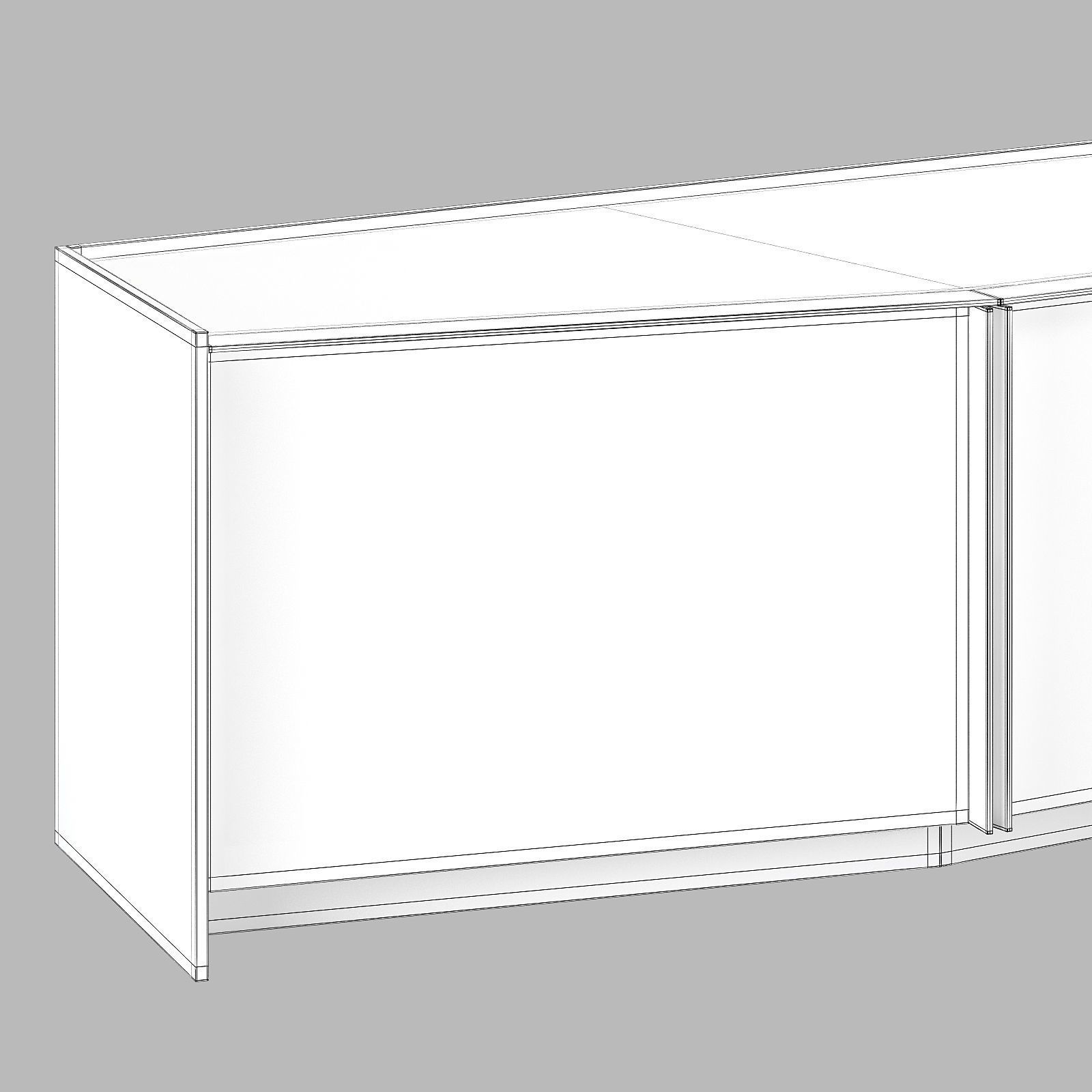 gallotti and radice athus console 3D model_7