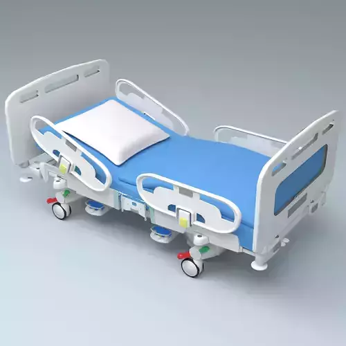 Intensive Care Bed 4K 3D model