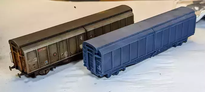 OO Gauge VGA Wagon 3D print model