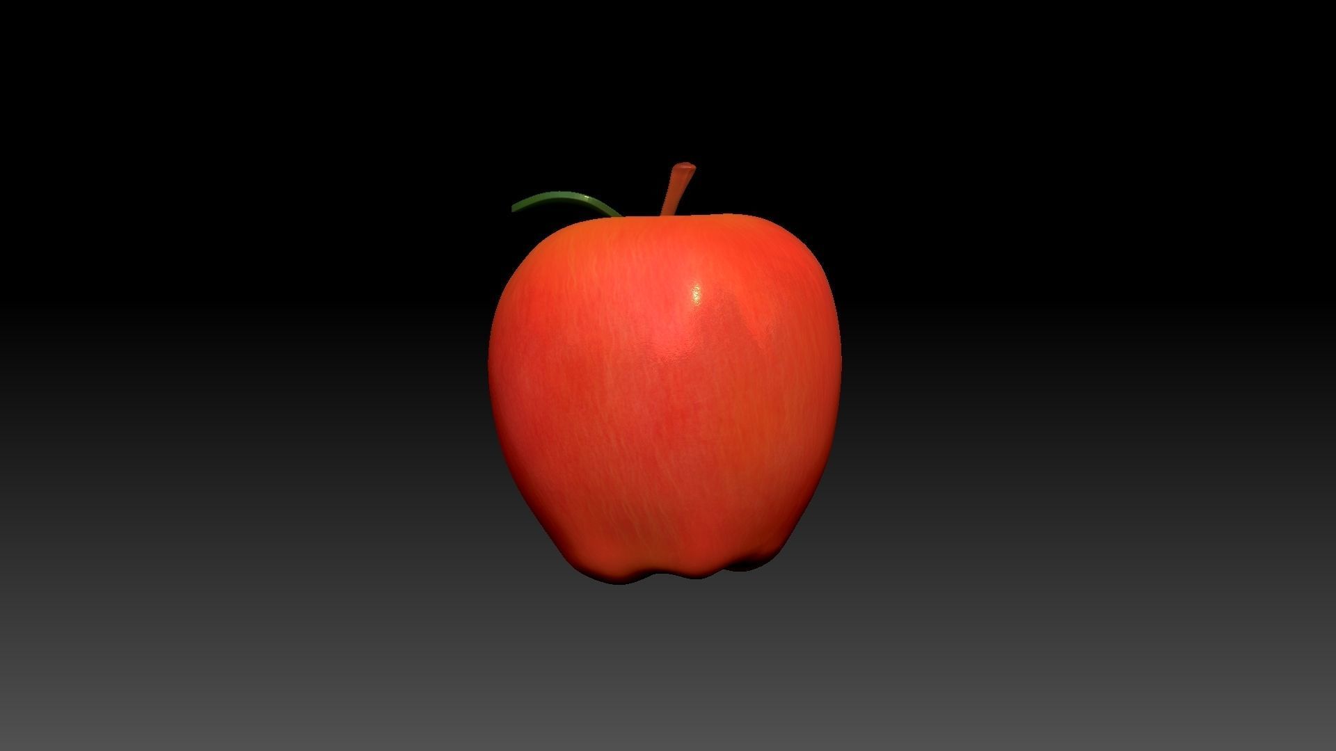Tasty Apple 3D print model_4