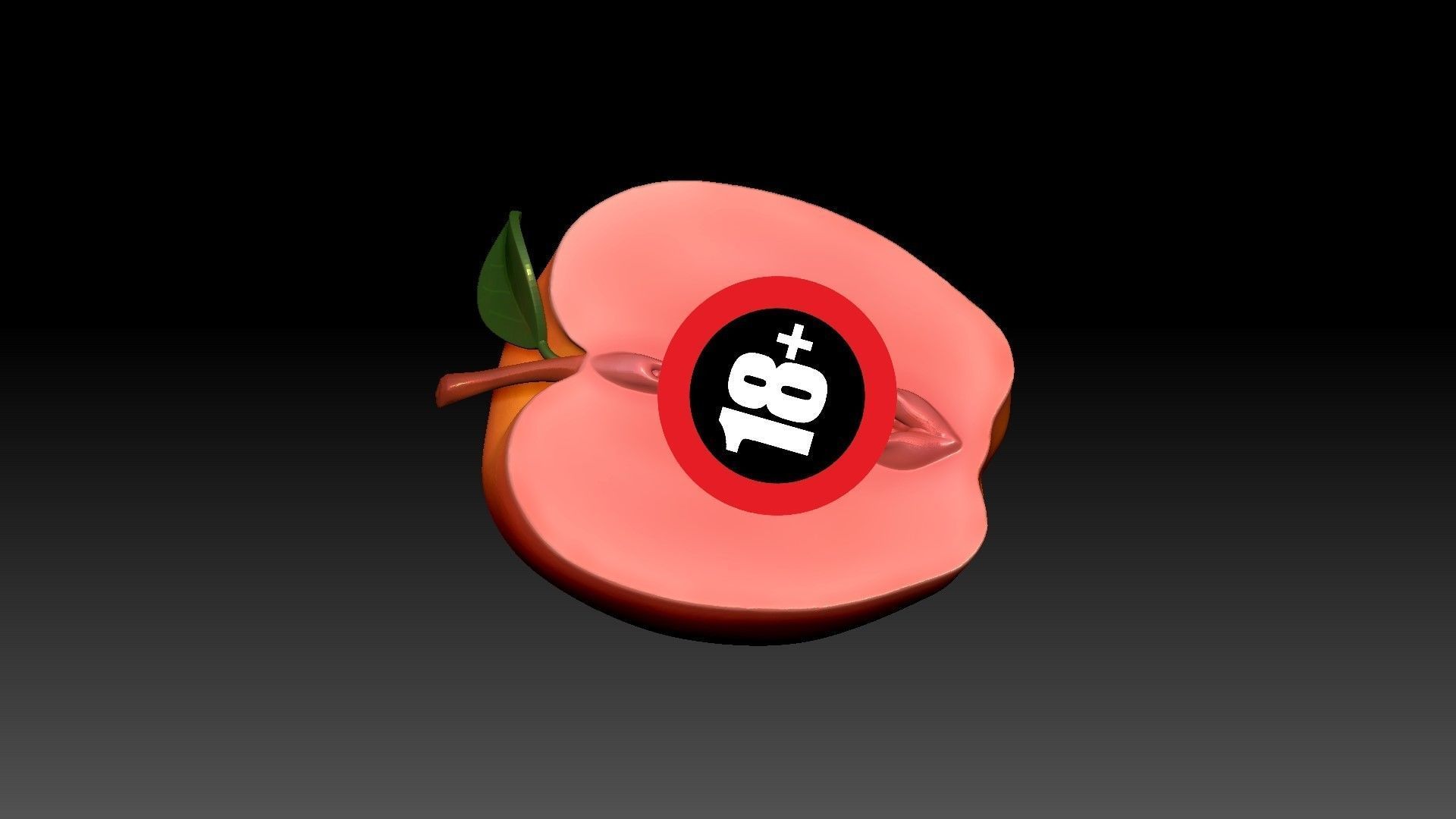 Tasty Apple 3D print model_3