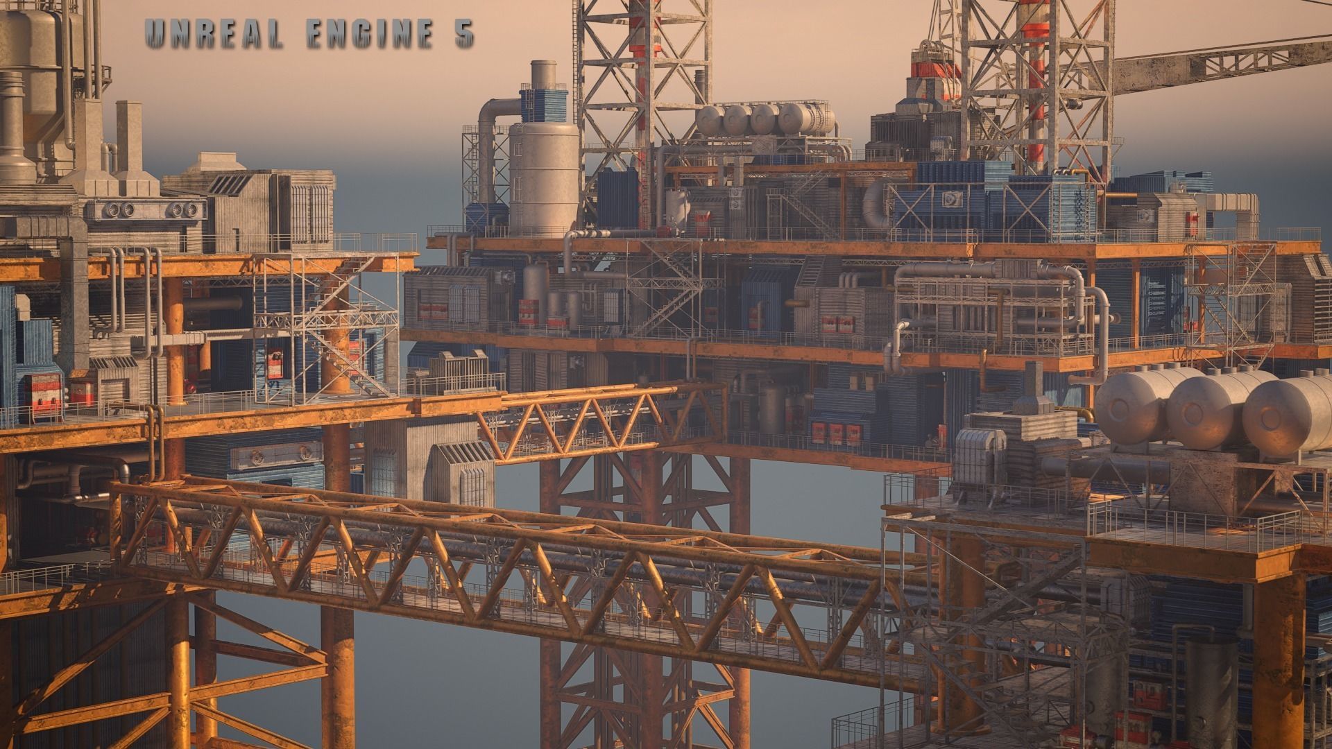 oil platform 3D model_10
