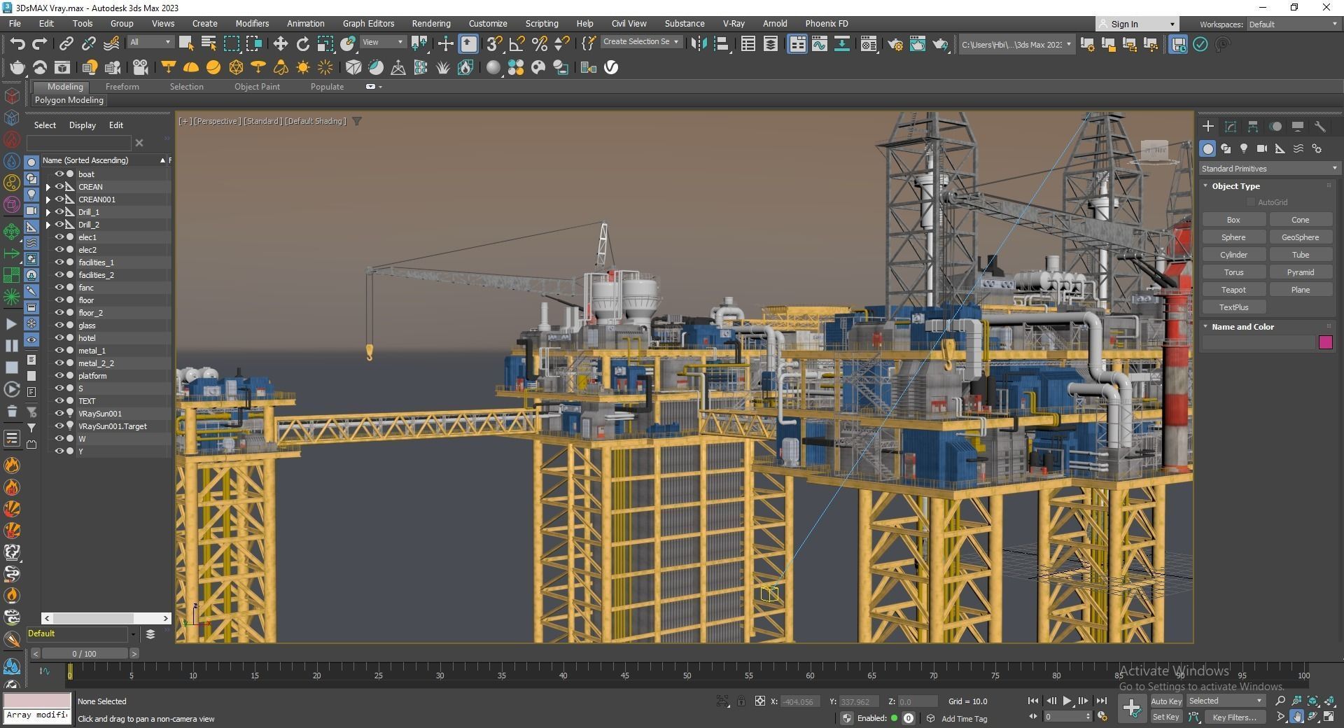 oil platform 3D model_11