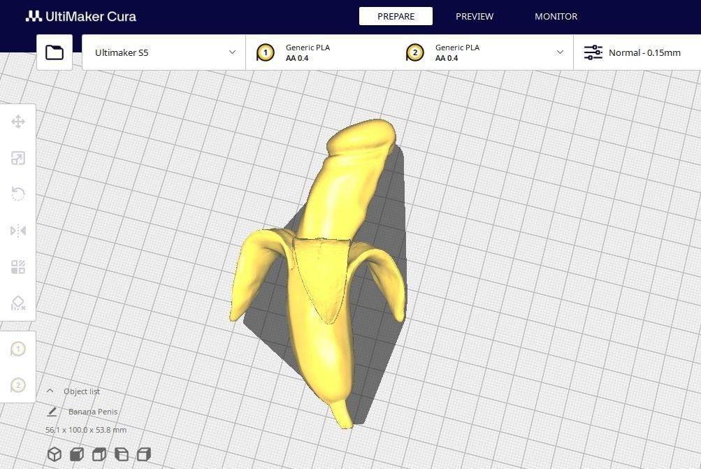 Tasty Banana 3D print model_5