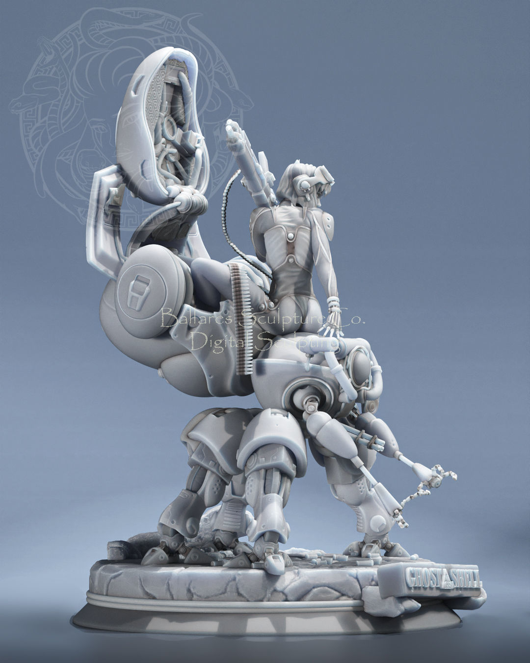 MOTOKO KUSANAGI BY CREATIVE GEEK MB 3D print model_3